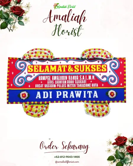 Papan Bunga Ucapan Selamat Doko